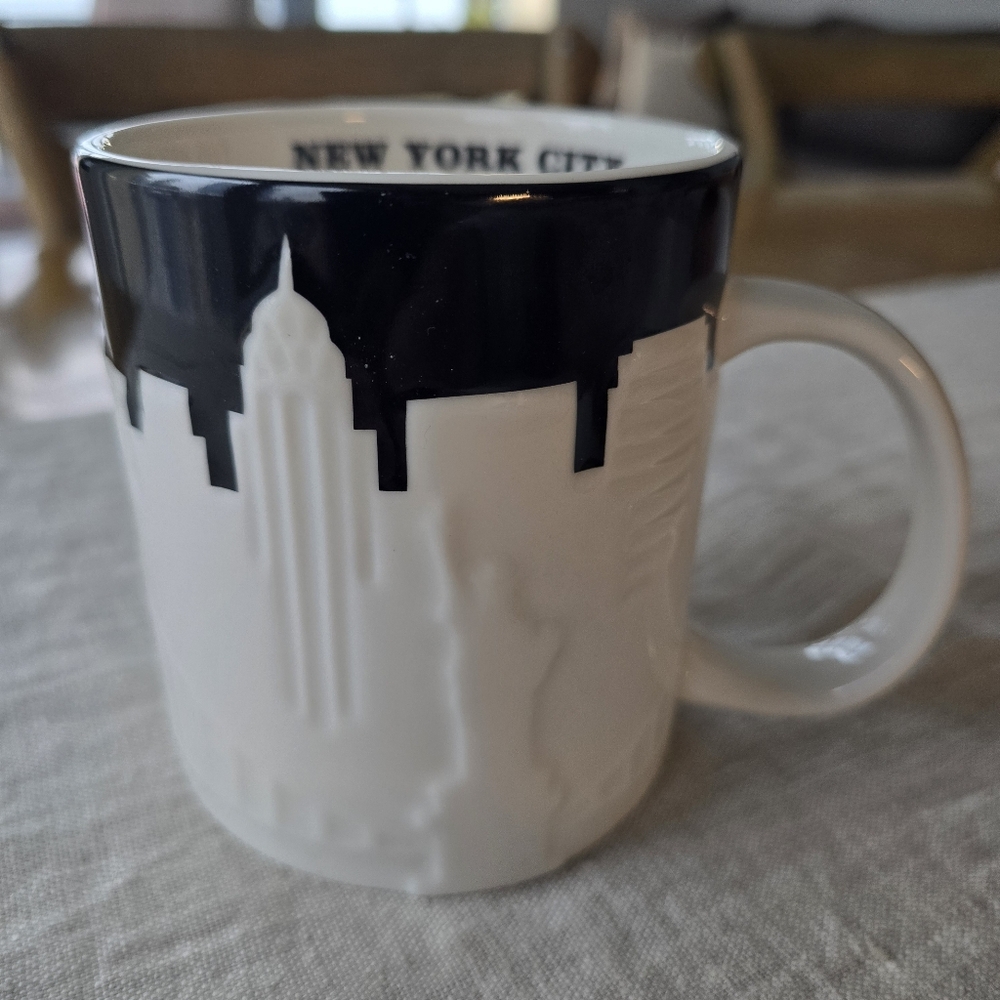 Starbucks New York City Mug, Black And White